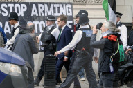 Palestinian Protest at the Treasury