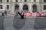Palestinian Protest at the Treasury