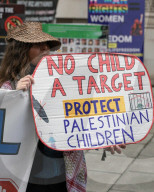 Palestinian Protest at the Treasury