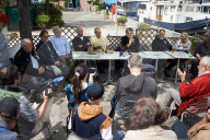 A69'opponents Give A Press Conference After Hearings At The Adminiistrative Court Of Appeal Of Toulouse