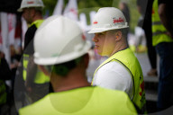 Metal Industry Protest In Warsaw