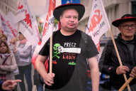 Metal Industry Protest In Warsaw