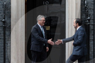 President Of Cyprus Nikos Christodoulides Visits Downing Street In London