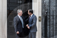 President Of Cyprus Nikos Christodoulides Visits Downing Street In London