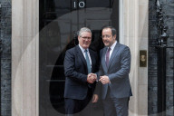 President Of Cyprus Nikos Christodoulides Visits Downing Street In London