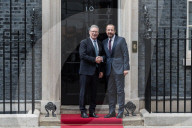 President Of Cyprus Nikos Christodoulides Visits Downing Street In London