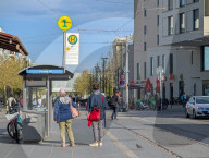 Bus Stop Munich Pasing Station