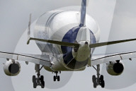 Airbus Beluga XL2 landing at Toulouse Airport