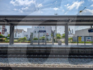 Train Station Of The Bavarian City Of Straubing