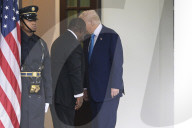 DC: Presidents Trump and Ramaphosa  hold a White House Arrivals
