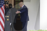 DC: Presidents Trump and Ramaphosa  hold a White House Arrivals