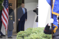 DC: Presidents Trump and Ramaphosa  hold a White House Arrivals