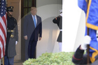 DC: Presidents Trump and Ramaphosa  hold a White House Arrivals