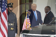 DC: Presidents Trump and Ramaphosa  hold a White House Arrivals