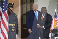 DC: Presidents Trump and Ramaphosa  hold a White House Arrivals