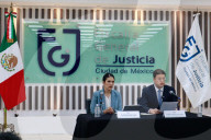 Press Conference After Murder Of Clara Brugada's Private Secretary