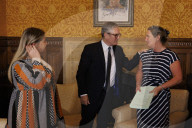 Prime Minister Keir Starmer meets Cheryl Pratt-Korbel
