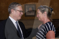 Prime Minister Keir Starmer meets Cheryl Pratt-Korbel