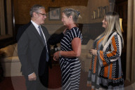 Prime Minister Keir Starmer meets Cheryl Pratt-Korbel