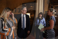 Prime Minister Keir Starmer meets Cheryl Pratt-Korbel
