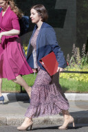 Ministers arrive in Downing Street in London, UK.