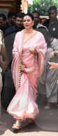  Bollywood Actress Kajal At Dakshineswar Temple In Kolkata, India