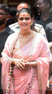  Bollywood Actress Kajal At Dakshineswar Temple In Kolkata, India