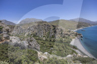 Preveli Beach In Crete Island