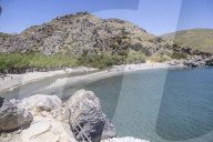 Preveli Beach In Crete Island
