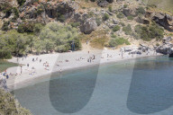 Preveli Beach In Crete Island