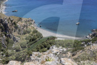 Preveli Beach In Crete Island