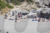 Preveli Beach In Crete Island