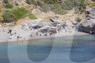 Preveli Beach In Crete Island