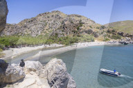 Preveli Beach In Crete Island