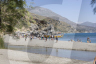 Preveli Beach In Crete Island
