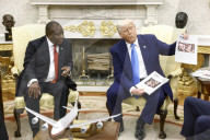 Trump And President Ramaphosa Oval Office Meeting