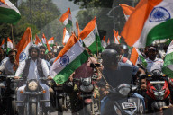 Tricolor Flag Bike Rally To Highlight The Success Of Indian Military's "Operation Sindoor" In Kashmir