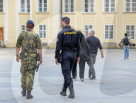 Police Patrol At Prague Castle