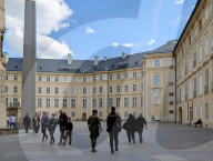 Police Patrol At Prague Castle