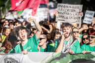 Large Protest In Defense Of Public Education In Madrid