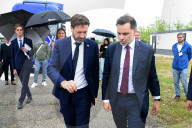 Minister Laurent SAINT-MARTIN Visits The Renault Trucks Plant In Venissieux