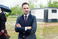 Minister Laurent SAINT-MARTIN Visits The Renault Trucks Plant In Venissieux