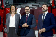 Minister Laurent SAINT-MARTIN Visits The Renault Trucks Plant In Venissieux