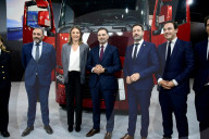 Minister Laurent SAINT-MARTIN Visits The Renault Trucks Plant In Venissieux