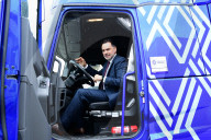 Minister Laurent SAINT-MARTIN Visits The Renault Trucks Plant In Venissieux