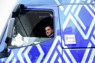 Minister Laurent SAINT-MARTIN Visits The Renault Trucks Plant In Venissieux