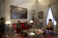 Portuguese President Receives In Audience Mariana Mortagua Representative Of Political Party BE Following Election Results