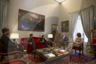 Portuguese President Receives In Audience Mariana Mortagua Representative Of Political Party BE Following Election Results
