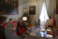 Portuguese President Receives In Audience Mariana Mortagua Representative Of Political Party BE Following Election Results