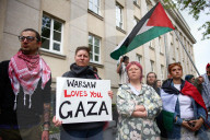 Pro-Palestine Demonstration In Warsaw, Poland